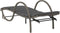 vidaXL - Ligbed - met - kussen - 60x199x42 - cm - poly - rattan - grijs