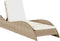 vidaXL - Ligbed - met - kussen - 60x205x73 - cm - poly - rattan - beige
