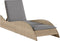 vidaXL - Ligbed - met - kussen - 60x205x73 - cm - poly - rattan - beige
