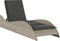vidaXL - Ligbed - met - kussen - 60x205x73 - cm - poly - rattan - lichtgrijs