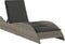 vidaXL - Ligbed - met - kussen - 60x205x73 - cm - poly - rattan - grijs