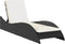 vidaXL - Ligbed - met - kussen - 60x205x73 - cm - poly - rattan - zwart