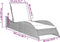 vidaXL - Ligbed - met - kussen - 60x205x73 - cm - poly - rattan - zwart