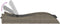 vidaXL - Ligbed - met - kussen - 60x205x73 - cm - poly - rattan - grijs