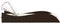 vidaXL - Ligbed - met - kussen - 60x205x73 - cm - poly - rattan - bruin