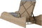 vidaXL - Ligbed - met - kussen - 60x205x73 - cm - poly - rattan - beige