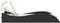 vidaXL - Ligbed - met - kussen - 60x205x73 - cm - poly - rattan - zwart