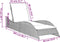 vidaXL - Ligbed - met - kussen - 60x205x73 - cm - poly - rattan - bruin