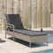 vidaXL - Ligbed - met - kussen - 63x200x81 - cm - poly - rattan - lichtgrijs