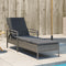 vidaXL - Ligbed - met - kussen - 63x200x81 - cm - poly - rattan - grijs