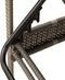 vidaXL - Ligbed - met - kussen - 63x200x81 - cm - poly - rattan - grijs