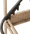 vidaXL - Ligbed - met - kussen - 63x200x81 - cm - poly - rattan - beige