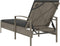 vidaXL - Ligbed - met - kussen - 63x200x81 - cm - poly - rattan - grijs