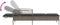 vidaXL - Ligbed - met - kussen - 63x200x81 - cm - poly - rattan - grijs