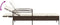 vidaXL - Ligbed - met - kussen - 63x200x81 - cm - poly - rattan - bruin