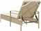 vidaXL - Ligbed - met - kussen - 63x200x81 - cm - poly - rattan - beige