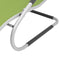 vidaXL - Ligbed - met - kussen - aluminium - en - textileen - groen
