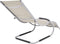 vidaXL - Ligbed - met - kussen - aluminium - en - textileen - zwart