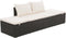vidaXL - Ligbed - met - kussen - en - sierkussens - poly - rattan - zwart