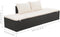 vidaXL - Ligbed - met - kussen - en - sierkussens - poly - rattan - zwart