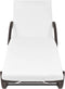 vidaXL - Ligbed - met - kussen - en - tafel - poly - rattan - bruin