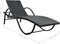 vidaXL - Ligbed - met - kussen - en - tafel - poly - rattan - zwart