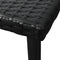 vidaXL - Ligbed - met - kussen - en - tafel - poly - rattan - zwart
