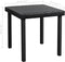 vidaXL - Ligbed - met - kussen - en - tafel - poly - rattan - zwart
