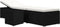 vidaXL - Ligbed - met - kussen - en - theetafel - poly - rattan - crèmewit