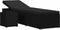 vidaXL - Ligbed - met - kussen - en - theetafel - poly - rattan - zwart