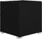 vidaXL - Ligbed - met - kussen - en - theetafel - poly - rattan - zwart