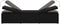 vidaXL - Ligbed - met - kussen - en - theetafel - poly - rattan - zwart