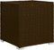 vidaXL - Ligbed - met - kussen - en - theetafel - poly - rattan - bruin