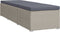vidaXL - Ligbed - met - kussen - en - theetafel - poly - rattan - grijs