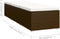 vidaXL - Ligbed - met - kussen - en - theetafel - poly - rattan - bruin