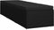 vidaXL - Ligbed - met - kussen - en - theetafel - poly - rattan - zwart