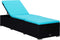 vidaXL - Ligbed - met - kussen - en - theetafel - poly - rattan - blauw