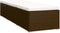 vidaXL - Ligbed - met - kussen - en - theetafel - poly - rattan - bruin