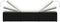 vidaXL - Ligbed - met - kussen - en - theetafel - poly - rattan - zwart