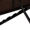 vidaXL - Ligbed - met - kussen - en - theetafel - poly - rattan - bruin