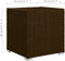 vidaXL - Ligbed - met - kussen - en - theetafel - poly - rattan - bruin