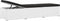 vidaXL - Ligbed - met - kussen - en - theetafel - poly - rattan - wit