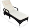 vidaXL - Ligbed - met - kussen - en - wieltjes - poly - rattan - zwart