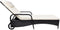 vidaXL - Ligbed - met - kussen - en - wieltjes - poly - rattan - zwart