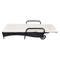 vidaXL - Ligbed - met - kussen - en - wieltjes - poly - rattan - zwart