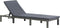 vidaXL - Ligbed - met - kussen - poly - rattan - antraciet