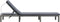vidaXL - Ligbed - met - kussen - poly - rattan - antraciet