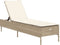 vidaXL - Ligbed - met - kussen - poly - rattan - beige