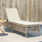 vidaXL - Ligbed - met - kussen - poly - rattan - beige