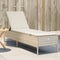 vidaXL - Ligbed - met - kussen - poly - rattan - beige